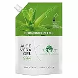 B.O.T Cosmetic & Wellness - Bio Aloe Vera Gel 250ml | Gesicht & Körper Feuchtigkeitscreme | Sonnenbrand, Insektenstich Linderung | Haarpflege, 250 ml (1er Pack)