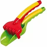 Gowi 559-22 Design Schaufel und Rechen 24cm Set, 2 teilig, Sandkästen und Sandspielzeug