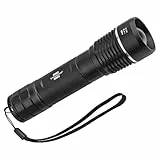 Brennenstuhl LuxPremium Akku-Fokus LED-Taschenlampe TL 1201 AF IP67 / Taschenleuchte mit heller CREE-LED (stufenloser Fokus, 1200lm, 210m Leuchtweite, max. 31h Leuchtdauer)