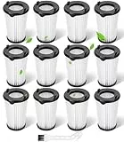 12 Stück CX7 Filter für AEG Ergorapido Akkustaubsauger, Ersatzfilter für AEG Zubehör, AEF150 Filter Set für alle CX7-2 Classic x flexibility QX8 Animal X Power CX7-2-45an CX7-2-i360 CX7-2-s360