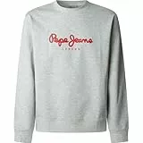 Pepe Jeans Herren Duke Crew Sweatshirt, Grau (Hellgrau meliert), XXL