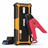 GOOLOO GP4000 Starthilfe Powerbank, 4000A Tragbares Starthilfe(Alle Benzin und Bis Zu 10L-Diesel) 12V SuperSafe Batterie Booster Auto Starthilfe mit USB-Schnellladung und Starthilfekabel für PKW