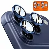 TOCOL 2 Sets für iPhone 17 Pro, iPhone 17 Pro Max Kameraschutz, Ultra HD Individualschutz, 9H+ Härte Robuster Kratzfestes, Einfache Montage, Kamera Schutz für iPhone 17 Pro / 17 Pro Max, Blau