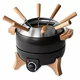 Boska Fondueset Elektrisch Party 2.3L - Fondue elektrisch - Für Käsefondue, Schokofondue, Hotpot, Fleischfondue - Temperaturregler - 2,3 Liter - Edelstahl - Fondue gerät