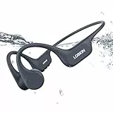 LOBKIN Knochenschall Kopfhörer Schwimmen,IP68 Wasserdicht Bluetooth 5.4 Open Ear Knochenschall Kopfhörer Bone Conduction Headphones mit 32G MP3 Player für Schwimmen Laufen Radfahrer