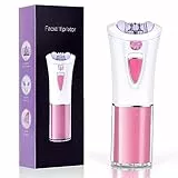 URAQT Epilierer Damen, Epiliergerät für Haarentfernung mit Massagerollen, Sanfte Langanhaltende Epilator Damenrasierer, Rasierer Aufsätze für Körper, Peeling, Reinigung, Tasche,Geschenk Frau(Batterie)