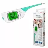 Reer Digitales Fieberthermometer ColourTemp für Babys mit großem Display und farbigem Fieber-Warner, 1 Stück (1er Pack)