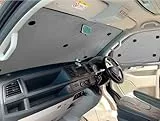 Covprotec Front-Set Thermo-Jalousien, kompatibel/Ersatz für Volkswagen Transporter T6 (2016–2020), Farbe der Rückseite in Hellgrau