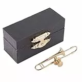 Hztyyier Posaune Kornett Brosche Frauen Brosche Set Musical Pin Brosche Brosche Geschenke für Frauen Mädchen Party Favors mit Box(Trombone)