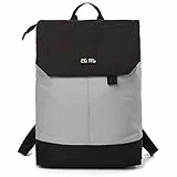 Ela Mo Rucksack Damen - Daypack schön u. durchdacht - Laptop Rucksäcke für Frauen - Anti Diebstahl Tasche für Schule, Uni, Business (The Grey)