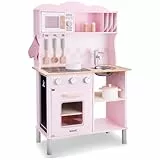 New Classic Toys 11067 Kochnische-Modern mit elektrischem Kochfeld-Klingt, 3+ years, Rosa