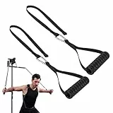 fuxunamz Kabelzug Griffe, Seilzug Fitness, Strength Training Equipment, Fitness Geräte Zuhause für Widerstandsgriff Zugschnur für Krafttrainingsgeräte, Integrierte Trainer Fitnessgeräte