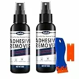 Klebstoffentferner Spray 200ml, Aufkleberentferner Extra Stark Mit Spachtel, Etikettenentferner Entfernt Schnell Hartnäckige Klebereste, Kleber Entferner für Etiketten, Klebeband, Aufkleber, Teer