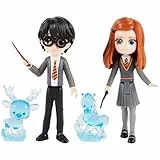 Wizarding World Harry Potter - Freunde Spielset mit Harry Potter und Ginny Weasley Sammelfiguren sowie 2 Patronus-Schutzwesen, Spielzeug für Kinder ab 5 Jahren, Fanartikel