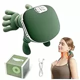 KutaKuta 4D Bionische Hand Nackenmassagegerät, Massagegerät Nacken mit 3 Stufen und 2 Temperaturstufen Wärme für Rücken und Nacken, Shiatsu Massagegerät zur Schmerzlinderung und Muskelentspannung