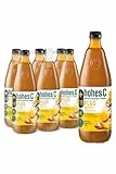 hohes C PLUS Sonnenvitamin D (6 x 1l), 100% Saft, Orange, Apfel, Maracuja, Zitrone, Kaki, Vitamin C, PLUS an Vitamin D, ohne Zuckerzusatz laut Gesetz, vegan
