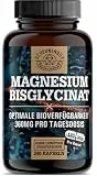 Magnesiumbisglycinat - WICHTIG: 240 Kapseln Chelatiertes Magnesium Bisglycinat- 360 mg elementares Magnesium pro Tag - Vegan und Laborgeprüft DE SCHEUNENGUT®