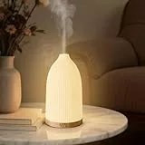 SALKING Diffuser ätherische Öle Diffusor 100ML - Aromatherapie Duftdiffusor Raumduft Duftöldiffusoren Essential Oil Raumdiffuser Leise Klein RGB Raumdiffusor Ultraschall für Büro Holzmaserung