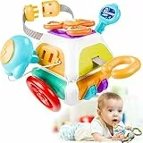 Motorikwürfel Spielzeug ab 6 12 18 Monate,Montessori Baby Spielzeug 1 jahr,10 in 1 Aktivitätswürfel Lernspielzeug,Sensorik Motorikspielzeug Baby Geschenke ab 1 2 3 Jahr Neugeborene Junge Mädchen