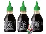 3er Pack - FLYING GOOSE [ 3x 200ml ] Hoisin Sauce/Hoi Sin Sauce/milde Würzsauce + ein kleiner Glücksanhänger gratis