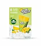 Sun Lolly Wassereis Mango 8 Stk | Mit Fruchtsaft | Zum Selbsteinfrieren | Ohne künstliche Aromen | Frei von Süßungsmittel | Laktosefrei | Glutenfrei | 8 x 60ml