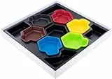 Feldherr Shell Core Box - 6 farbige Schälchen im praktischen Karton für Token, Marker, Meeple, Spielzubehör und als Bastelschale für Kleinteile