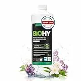 BiOHY Reinigungsmittel für Saugwischer mit Frühlingsduft (1l Flasche) | 1:200 Konzentrat für alle Nass-Trockensauger | ideal für Fliesen, PVC, Parkett, Laminat & Teppich | streifenfreier Glanz