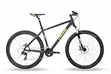 HEAD Unisex – Erwachsene Troy 1.0 Mountainbike, matt grau/gelb, 46