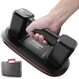 Swetfela Akku Saugheber, 4000 mAh Akku, 26 CM Durchmesser, Für Fliesen, Glas, Marmor, 2 Motoren, 300 kg Saugkraft, LCD-Anzeige Für Saugkraft & Akkulaufzeit, Elektrischer Saugheber Fliesenheber ür Fli