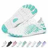 RUYI Unisex Barfuss Schuhe Damen Herren Barfußschuhe, Schnell Trocknend Badeschuhe, Weich Leicht Traillaufschuhe Fitnessschuhe mit rutschfest Sohle & Breiter Zehenbox