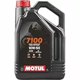 Motul 104098 7100 4T, 10 W-50, 4 L, Black, 300x234x114