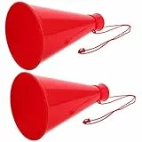 BESPORTBLE 2stücke Megaphone Aus Kunststoff Für Sportveranstaltungen Tragbare Krachmacher Für Partys Und Jubel Robuste Cheerleading Zubehörteile