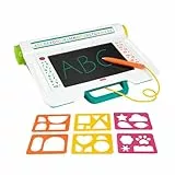 Fisher-Price Spielzeug für Kindergartenkinder Lern- und Zeichenbrett Schreiben und Zeichnen ohne Verwischen Tablet mit LCD-Bildschirm für Reise Kreativspiele Kinder ab 3 Jahren, JDL70
