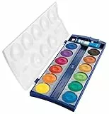 Pelikan Deckfarbkasten K12, 12 Farben + 1 Tube Deckweiß, 1 Stück