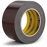 LLPT Klebeband Panzertape Gewebeband Premium-Qualität | Rückstandsfreier | Starker Klebstoff Farbe Dunkelbraun (DT254) | 60 mm x 30 m x 0,23 mm