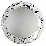 Alessi 90039 Tablett rund, Edelstahl, silber, 7 x 44,5 x 14,5 cm, Einheiten, 1.0