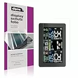 dipos I 2x Schutzfolie klar passend für HAOYAO Wetterstation Folie Displayschutzfolie, Ultra-Dünn, Case-Friendly, Fingerprint-Kompatibel