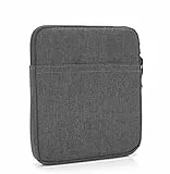 MyGadget Nylon Sleeve Hülle für Tablet bis 7 Zoll [ 17 x 14,5 cm ] - Schutzhülle Tasche ideal z.b. Kindle Oasis [9 & 10 Gen.] | Paperwhite [bis 2021] - Dunkel Grau