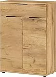 GERMANIA DIE MÖBELMACHER 2790-243 Schuhschrank, Navarra Eiche, 75 x 108 x 37 cm