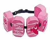 BECO Schwimmgürtel Kinder 3-6 Jahre, einstellbare Schwimmhilfe für Kinder mit 5 Blockelementen & Sicherheitsverschluss, Schwimmtrainer geeignet für 19-30 kg, Farbe: Pink