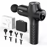 Mebak Chic Massagepistole Masagegäret Pistole Massage Gun Deep Tissue Muskel Massagegerät Elektrisches Handmassagegerät Faszien Pistole Klein für Nacken Rücken Körper Tragbares mit 8 Köpfen