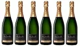 6x 0,75l - Les Jamelles - Chardonnay & Pinot Noir - brut - méthode traditionelle - Pays d'Oc I.G.P. - Languedoc - Frankreich - Schaumwein brut
