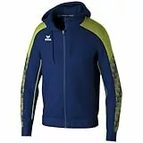 Erima Herren EVO Star Trainingsjacke mit Kapuze (1032409), New Navy/Lime, L