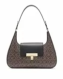 Calvin Klein Damen Becky Demi Umhängetasche, Braun/Khaki/Schwarz