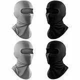 ZVBRSKM 4 Stück Sturmhaube, Sturmmaske, Motorrad Sturmhaubes Sommer, Balaclava, Fahrrad Winterbekleidung Herren, Skimaske, Sturmhaube Dünn