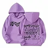 BOSSETY K-Katseye 2025 Fan Support Merch Hoodie Damen Pullover Sweatshirt mit Mode Koreanischer Stil für Fans Entworfen Lässiger Harajuku Streetwear für Jungen Mädchen 2-14 Jahre