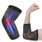 ACWOO Ellenbogenbandage, Rutschfeste Tennisarm Bandage Ellenbogenmanschetten Armbandage für Damen Herren,Golfer- Ellenbogen Passend für Sehnenentzündung Gelenkschmerzen Kraftsport Outdoor-Sportarten