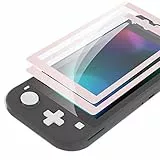 eXtremeRate 2Pcs Schutzfolie für Nintendo Switch Lite,Panzerglas Folie Displayschutzfolie Zubehör für Switch Lite Konsole[Kratzfest,Anti-Fingerabdruck,Bruchsicher,Blasenfrei]-Pink