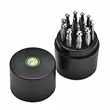 BRRNOO Dapping-Werkzeuge, Schmuck-Dapping-Werkzeuge, Schmuck, Goldschmiedekunst, Herstellung, Doming-Werkzeug, 17-teilig, Stanzer, Block-Stanzer