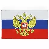 AZ FLAG - Flagge Russland Mit Adler - 150x90 cm - Russische Fahne 90 x 150 Cm Feiner Polyester - Flaggen